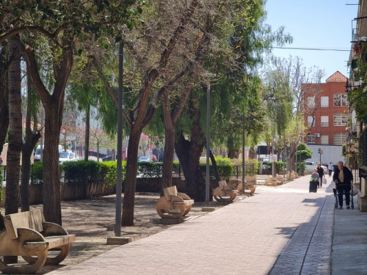 Elda remodelará el paseo del barrio de San Francisco para aumentar las zonas verdes
