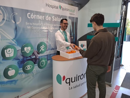 Los hospitales Quirónsalud Murcia, Quirónsalud Torrevieja y Quirónsalud Valencia se suman al Día Mundial de la Salud fomentando hábitos saludables entre sus pacientes