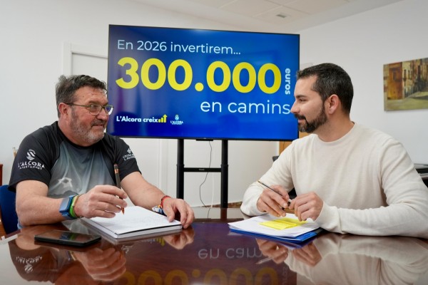 L'Alcora destinará 300.000 euros en la mejora de accesos y la seguridad de caminos rurales en 2026
