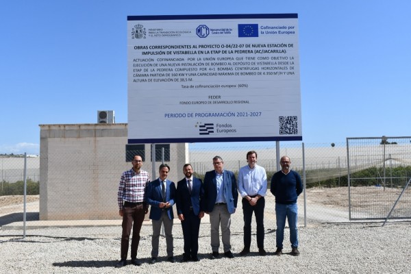 El Taibilla pone en marcha la nueva estación de impulsión de Vistabella, que multplicará los caudades de la potabilizadora de la Pedrera 