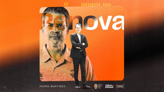El Valencia Basket y Pedro Martínez renuevan su contrato hasta 2027
