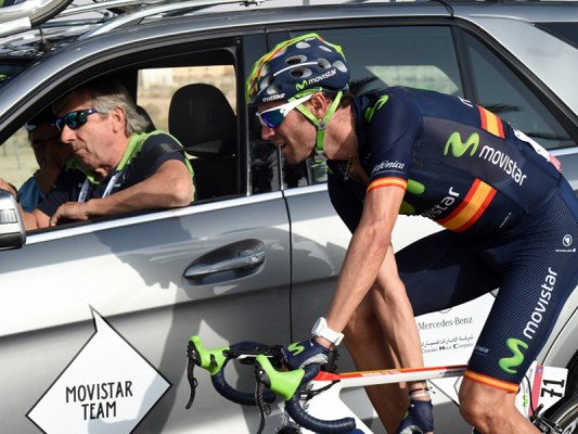 Valverde al frente de la preselección del equipo Movistar para Giro de Italia