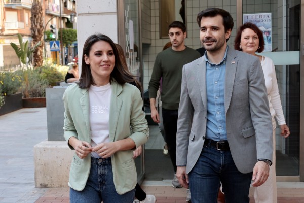 Podemos, con Irene Montero a la cabeza, llama a manifestarse en Murcia contra 