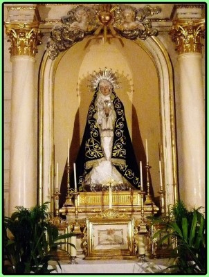 Cuando en el Viernes de Dolores murciano salía la procesión de la Salud 