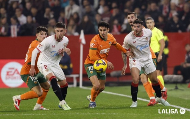 El Valencia se mide el viernes al Sevilla tras no haber ganado ese día en toda la campaña