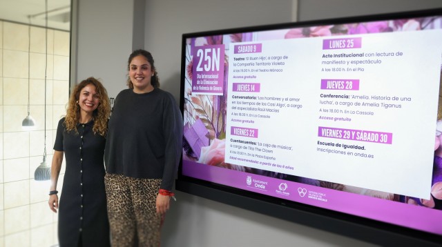 Onda presenta una programación por el 25N centrada en fomentar las relaciones saludables 

