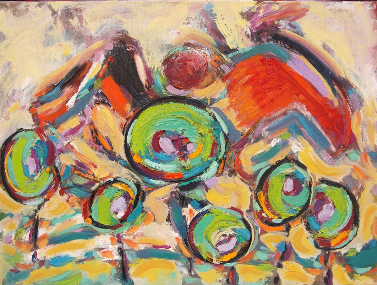 Los colores de Juan Mariano Balibrea rinden homenaje al Rey Lobo en la galería Babel de Murcia