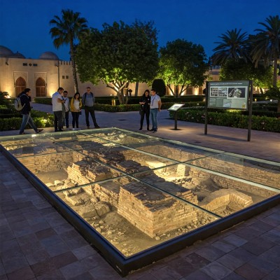 Las obras de rehabilitación del Palacio de Rubalcava de Orihuela sacan a la luz unos baños árabes del siglo XI