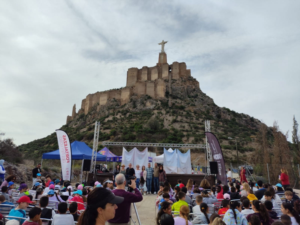 Más de 250 alumnos de Monteagudo se convierten en embajadores del legado del Rey Lobo en el municipio