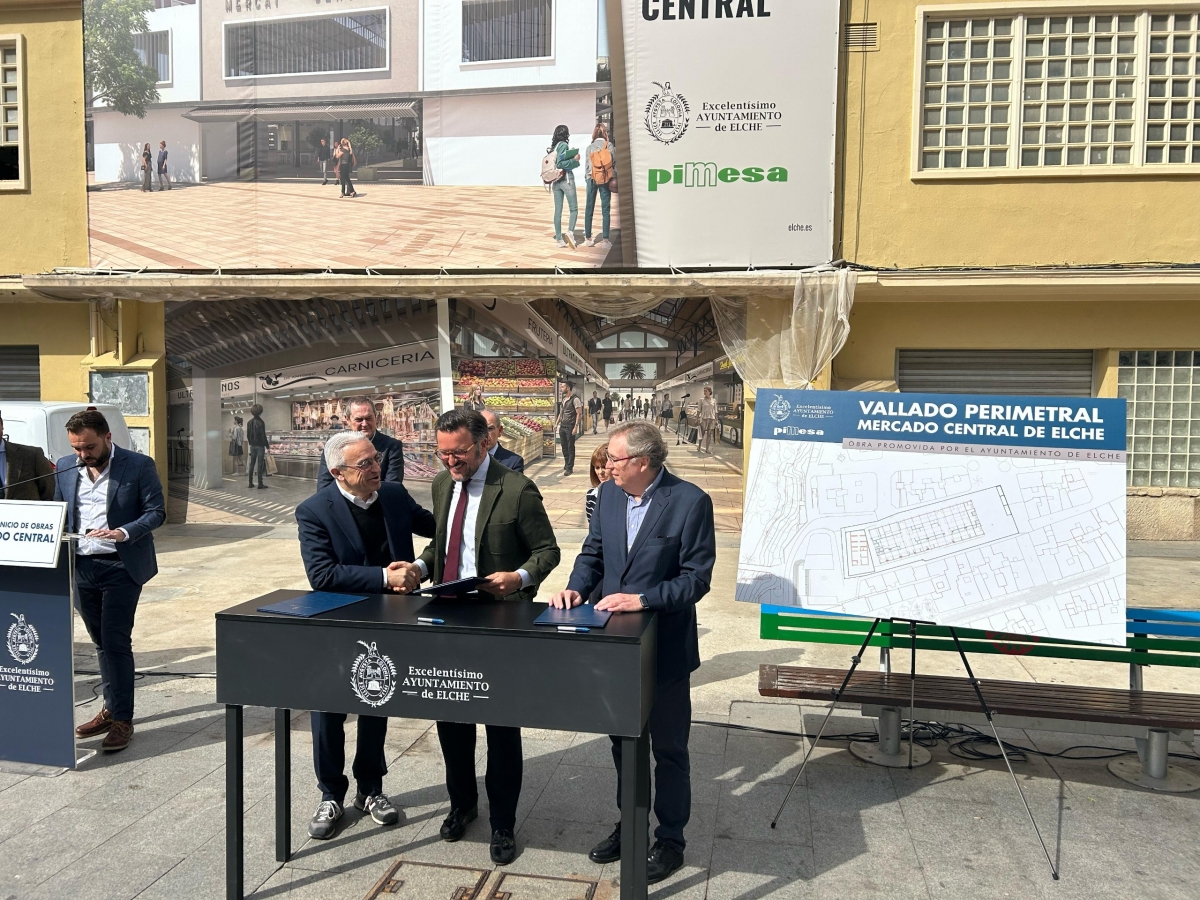 Acta de replanteo de este jueves. - AP