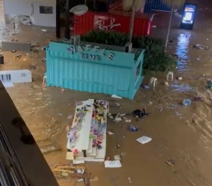 Imagen del centro comercial Bonaire este martes. - 