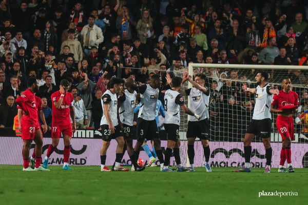 El partido entre Valencia CF y Sevilla FC en imágenes