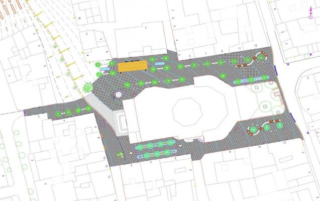 Elda destina 1,4 millones para reurbanizar el entorno de la Iglesia de Santa Ana con una plataforma única