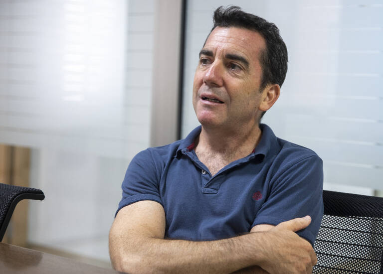 Ander Muelas, presidente y cofundador de Endurance Motive. Foto: EVA MÁÑEZ - 