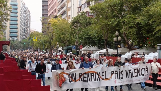 La manifestación del 25 d'abril vuelve a Alicante para clamar por 