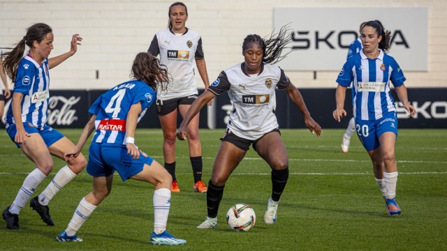 Empate insuficiente del Valencia CF Femenino ante el RCD Espanyol (1-1)