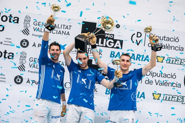 Ivan, Lorja y Ricardet se alzan con el título de la Lliga CaixaBank de raspall Pro1