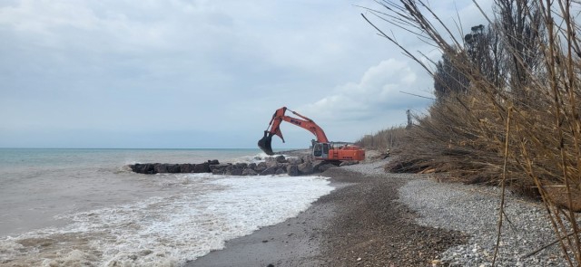 Burriana y Costas construyen un nuevo dique y espigón para proteger el litoral de Santa Bárbara