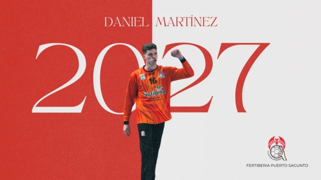 El portero Dani Martínez renueva con el Fertiberia Puerto Sagunto hasta 2027