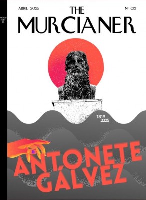 Antonete Gálvez protagoniza la nueva portada de 'The Murcianer' realizada por el diseñador gráfico Daniel SB