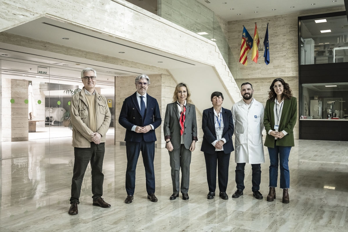 Visita del secretario autonómico de Industria, Felipe Carrasco.