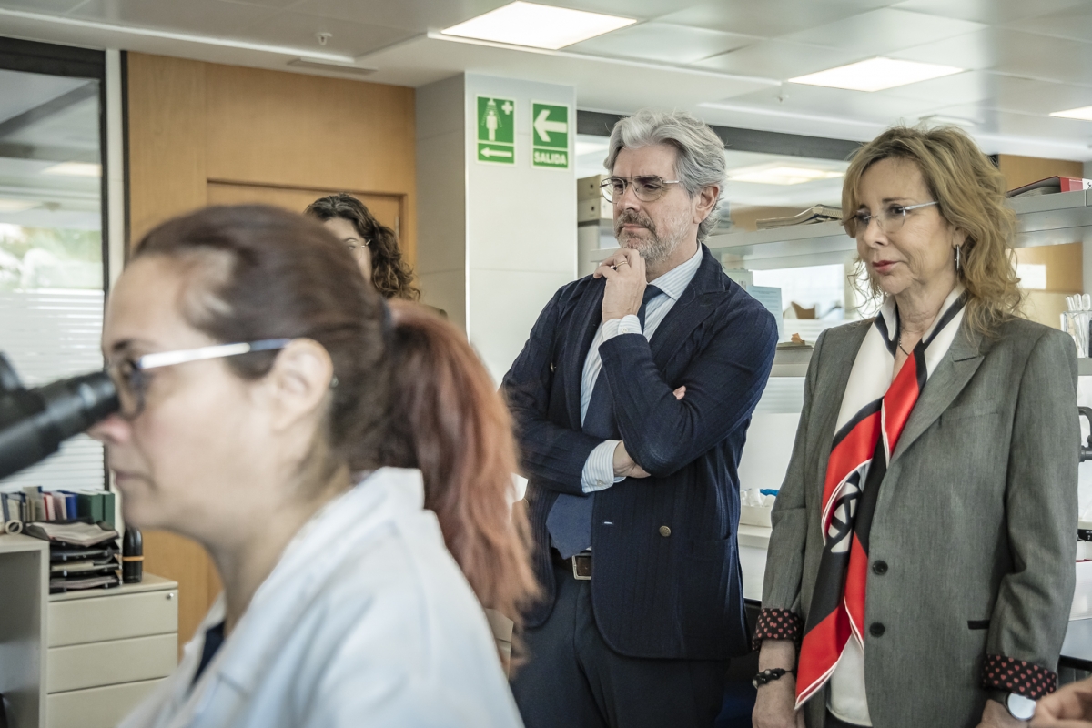 Visita del secretario autonómico de Industria, Felipe Carrasco.