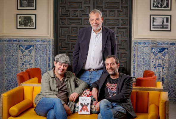El escritor lorquino Agustín Martínez ya está inmerso en un nuevo libro con los 'Carmen Mola': 