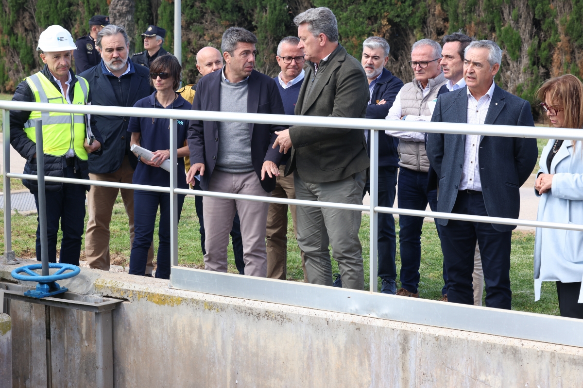 Mazón afirma que las 123 depuradoras afectadas por la Dana estarán reconstruidas 