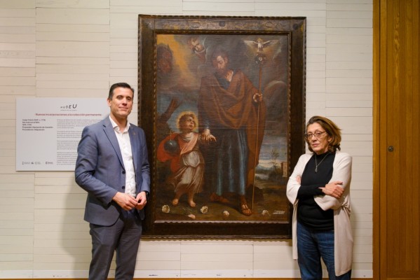 La Diputación restaura 'San José con el Niño' de Josep Orient, exponente del barroco valenciano