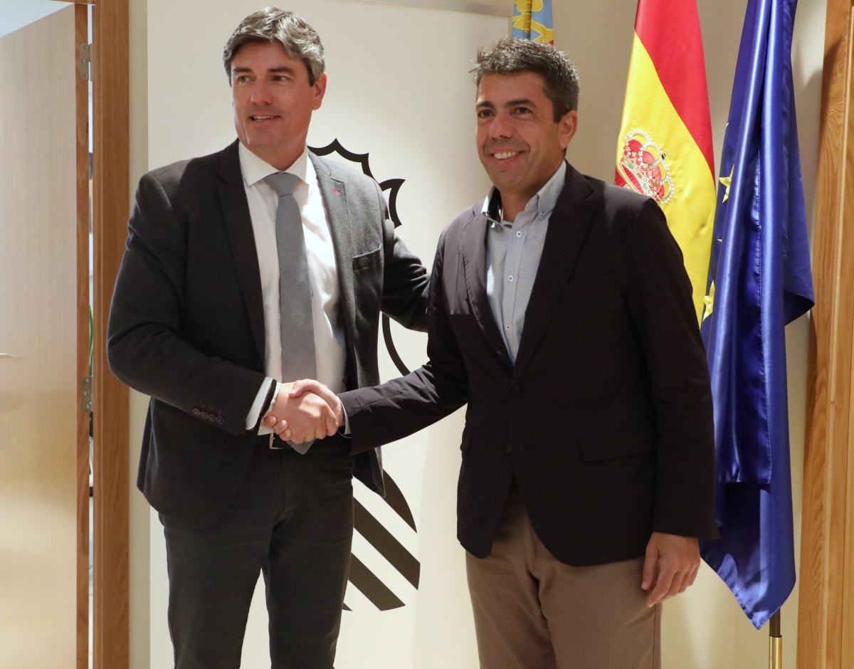 Marcos Zaragoza con Carlos Mazón. - Marcos Zaragoza con Carlos Mazón.
