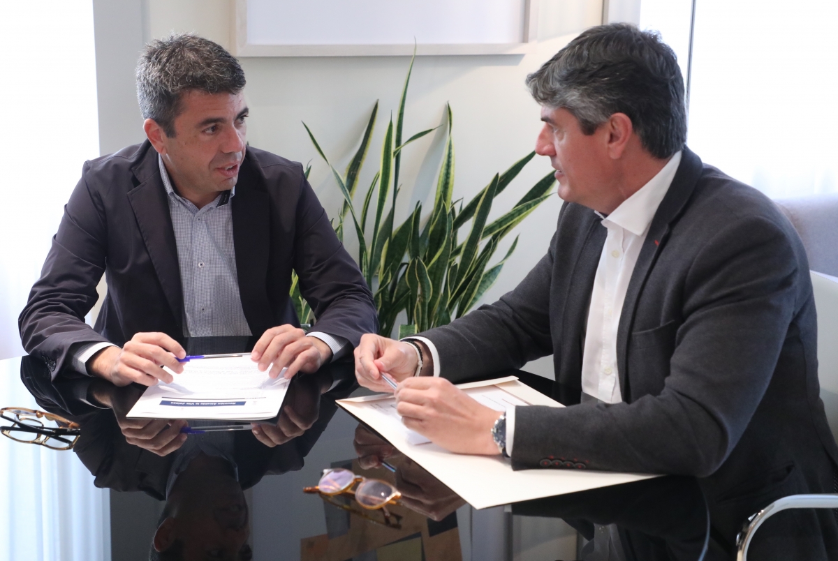 El alcalde de la Vila Joiosa pide a Mazón colaboración para el segundo puente del Amadorio