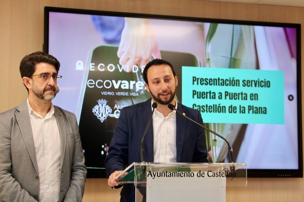 Castelló y Ecovidrio activan la recogida de residuos de envases de vidrio 'puerta a puerta' para hostelería