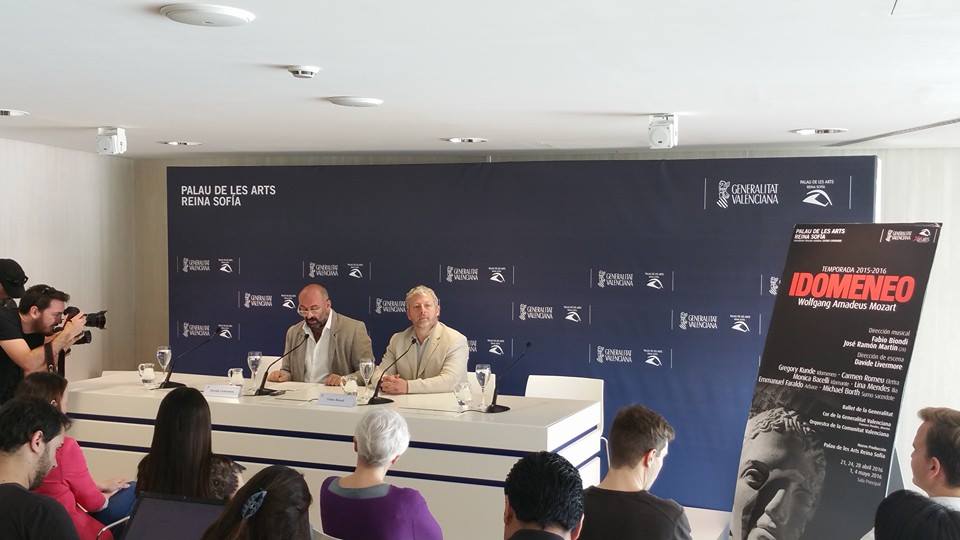 Livermore y Kunde en la presentación de Idomeneo - 