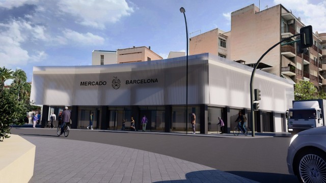 Así serán los mercados de Plaza Barcelona y Madrid de Elche una vez se reformen 