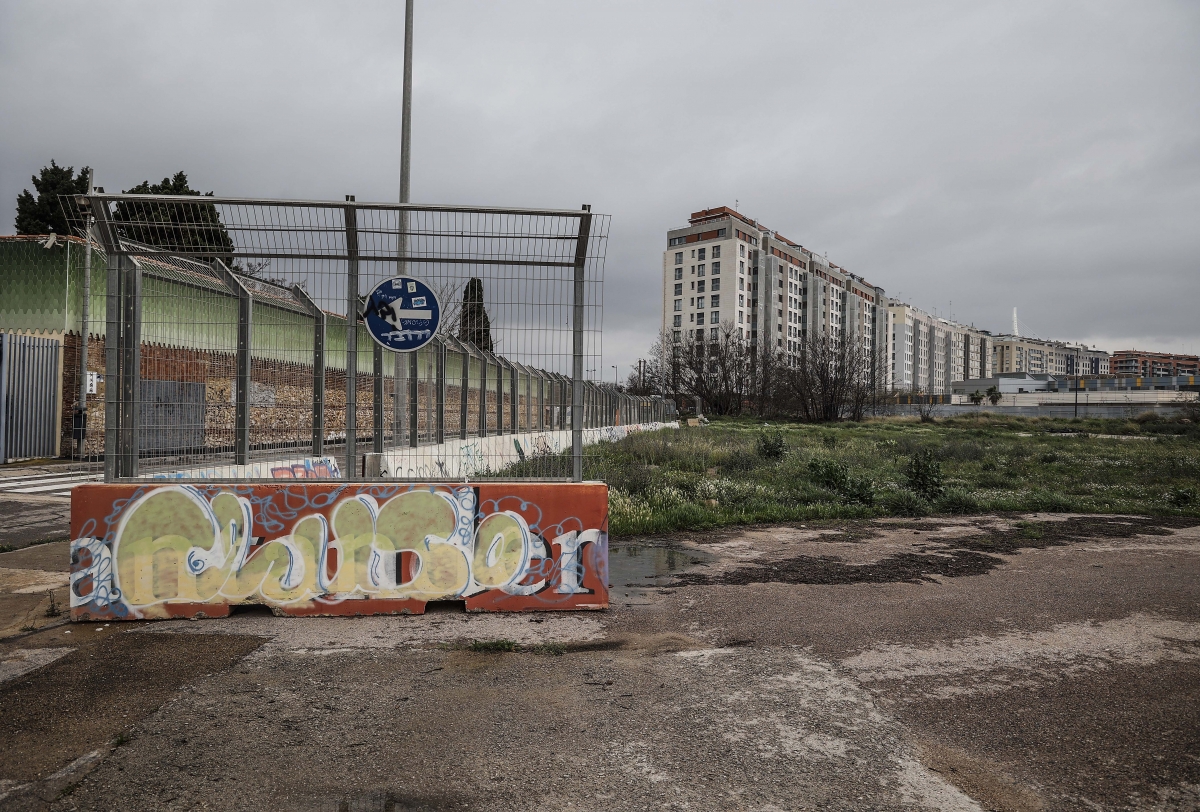 Parte del antiguo trazado del circuito de F1 donde se ubica el PAI del Grao