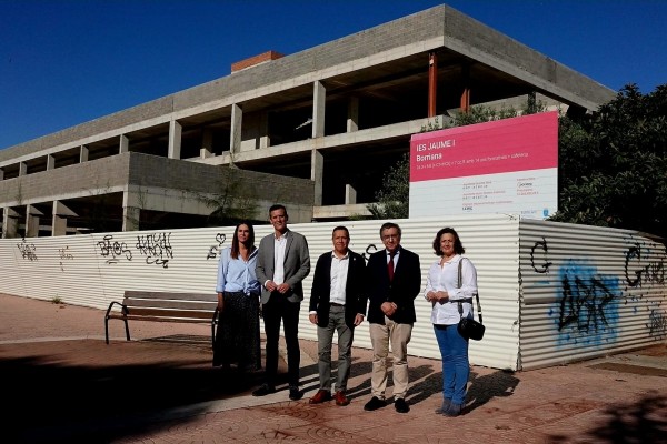 FP, eficiencia y sostenibilidad: el Consell invertirá más de 22 millones en el IES Jaume I de Burriana