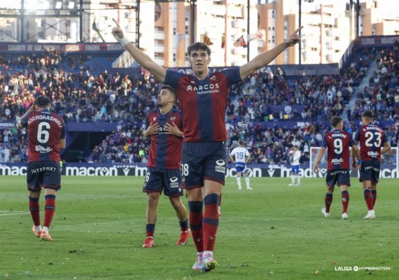 El Levante, máximo goleador de la categoría con hasta trece anotadores