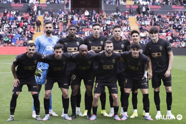 Este es el once del Valencia CF para enfrentarse al Deportivo Alavés