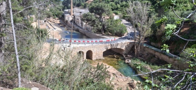 La Diputación abre al tráfico el puente de la Jarra en Buñol y continúa acondicionando el entorno en la CV-427