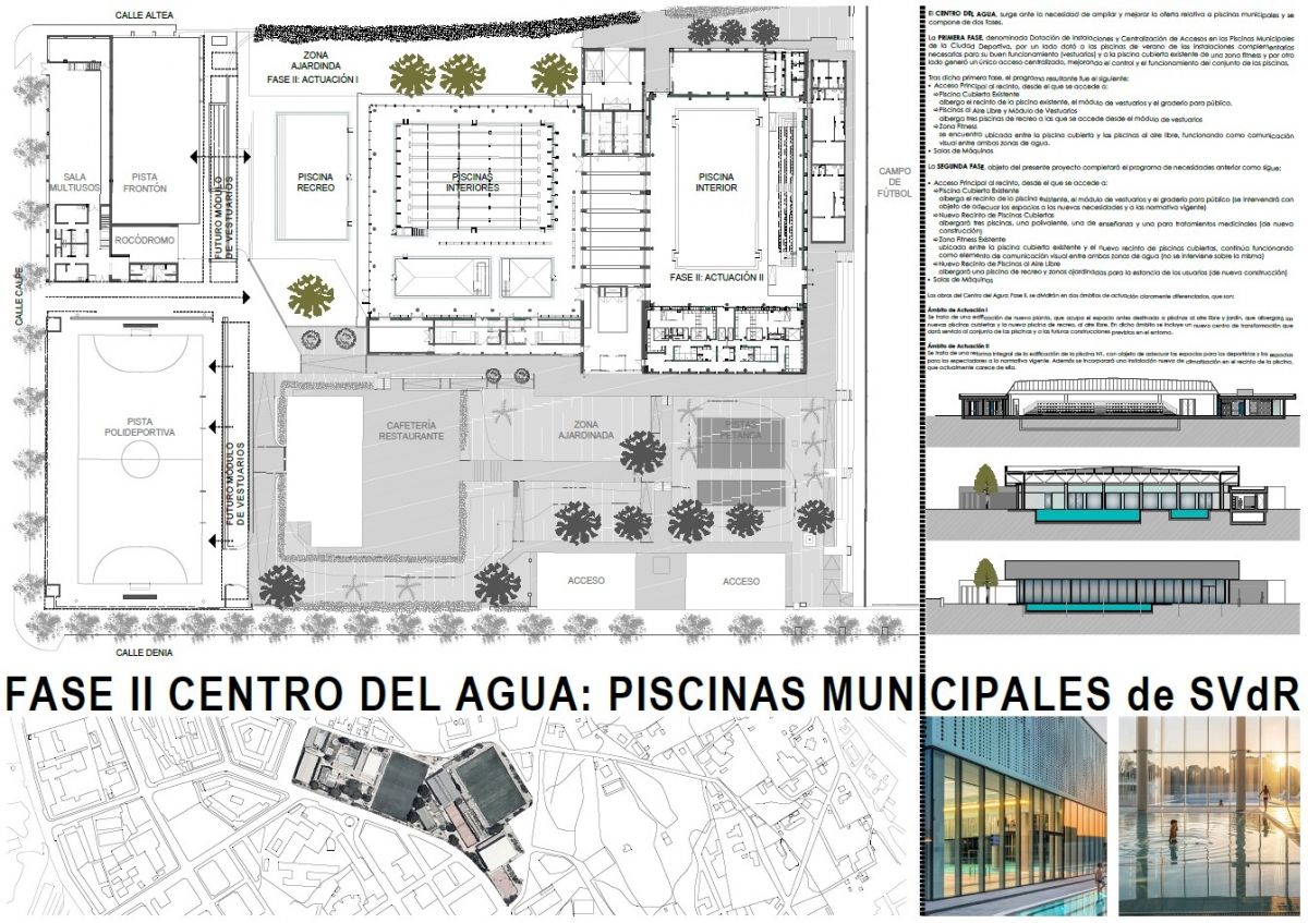 Plano de las piscinas