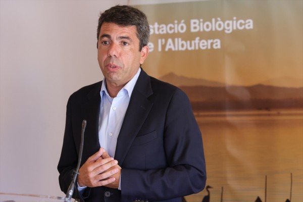 Mazón resalta que el Pacto de Agua por l'Albufera 