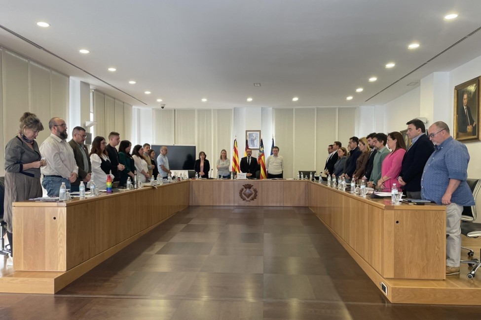 Imatge del ple d'abril a l'Ajuntament de Vila-real - 