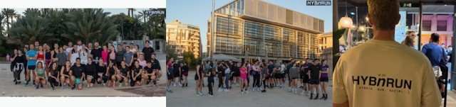 HYBnRUN arranca con éxito en Elche y congrega a más de 180 personas en su primer evento