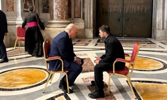 Trump y Zelenski mantienen una reunión 
