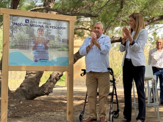 Archena se rinde ante Pascual Medina, “El Pescador”, y pone su nombre al Área de Pesca del municipio