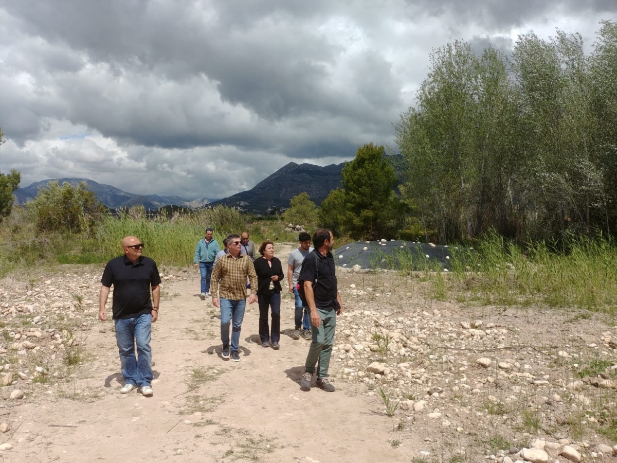 Siete meses desde el inicio de las obras de la Desembocadura del río Algar en Altea