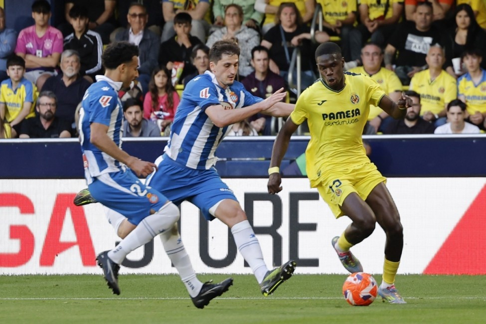 Barry en el último duelo liguero frente al Espanyol. - Foto: CARME RIPOLLÉS