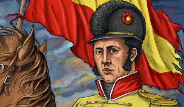 El dibujante murciano Eduardo Batán resucita al 'Inmortal', un héroe de la Guerra de la Independencia olvidado