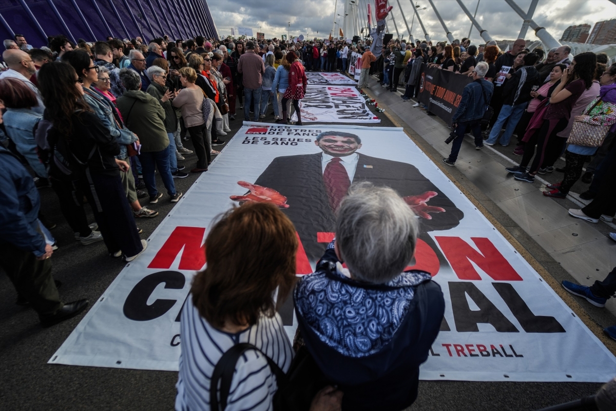 Concentración este martes contra Mazón.