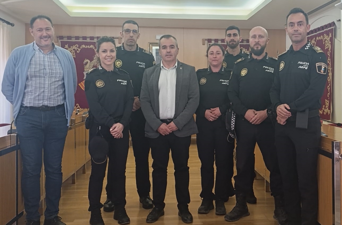 Aspe reforzará la Policía Local con siete nuevos agentes a partir de mayo